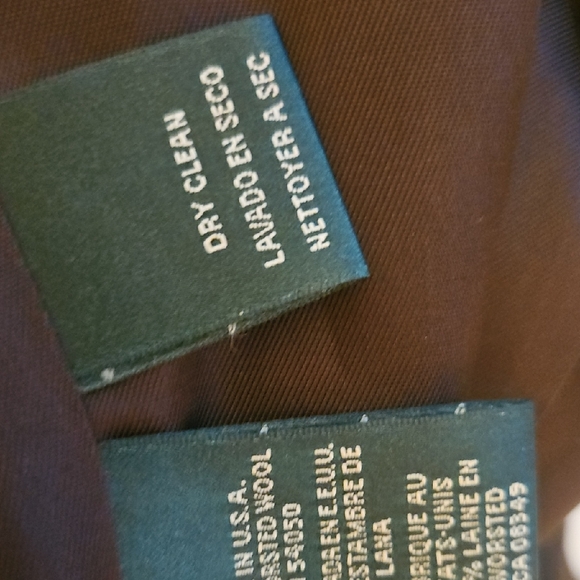 Ralph Lauren Dark Plaid Double-Breasted Blazer - Picture 4 of 4